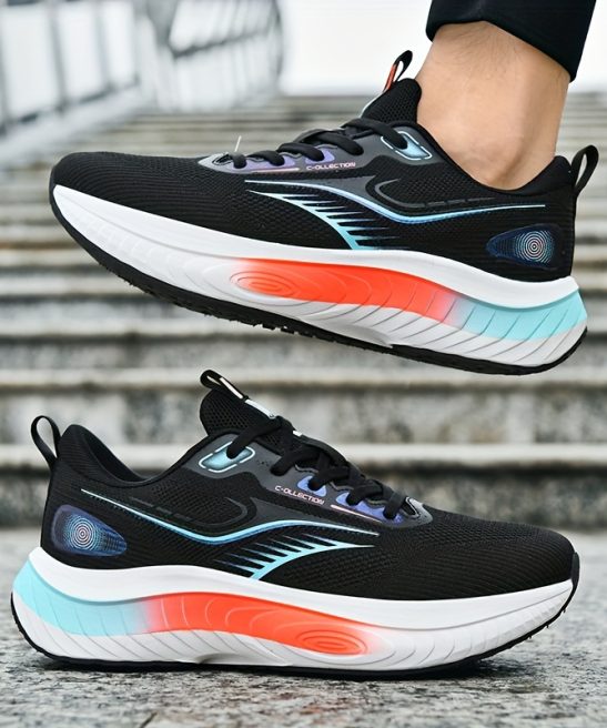 Men'S Casual Running Shoes, High-Performance Racing Competition Test Shoes, Fabric Comfortable Lining, Breathable Mesh Athletic Shoes, Suitable for Gym Training, Outdoor Hiking And Travel - Image 14
