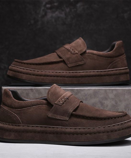 Alternative view of Men'S Autumn Slip-on Low-Top Comfortable Sports Casual Shoes | Canvas Upper, Rubber Sole, Fabric Lining, Round Toe, Solid Color