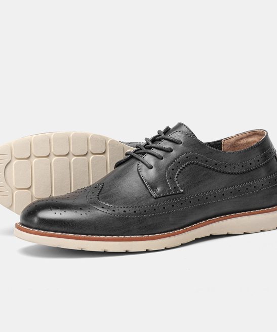 Men's Ultra-light Casual Shoes Retro Comfortable Genuine Leather Sneakers - Image 7
