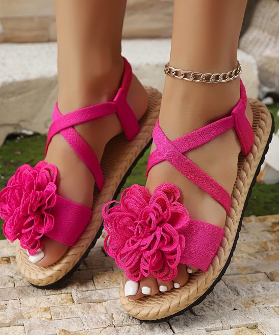 Women'S Fashion Floral Flat Sandals, Comfortable Casual Open-Toe Summer Shoes, Lightweight Sandals., Women Shoes - Image 15