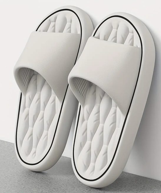 Men's Large Size Black EVA Slippers- Non-Slip Quick-Dry Breathable Open-Toe Design, Ergonomic Comfort with Arch Support and Cushioning Insole, All-Season Indoor and Outdoor Home Training Shoes, Lightweight and Durable PU Sole Fabric Lining, Sports, Soft Slippers for Women, Slippers for Men Non Slip, Men Slippers High Quality, Fall Slippers, Slipper Boots, Quickdry Footwear, Sporty Slippers, Casual Footwear, Cushioned Insole, Slipresistant Footwear, Supportive Footwear, - Image 3