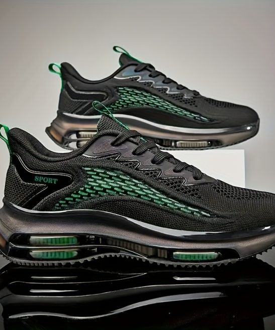 Men'S Fashion Breathable Casual Sports Shoes Outdoor Double Air Cushion Skate Shoes Running Shoes - Image 6