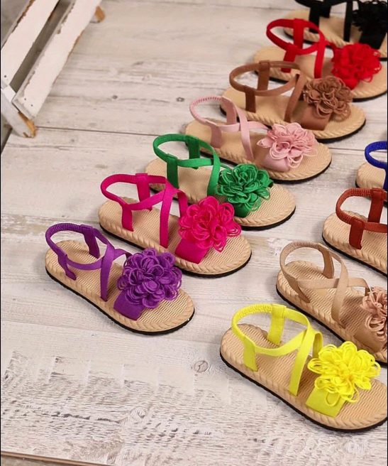 Women'S Fashion Floral Flat Sandals, Comfortable Casual Open-Toe Summer Shoes, Lightweight Sandals., Women Shoes - Image 19