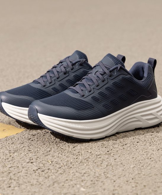 Men's Walking Running Tennis Sneakers with Thick Cushioning Midsole & Non-Slip Sole - Low-Top Breathable Athletic Gym Workout Shoes Suitable for Jogging, Gym, Tennis, Walking - Comfortable Supportive Sneakers - Image 5