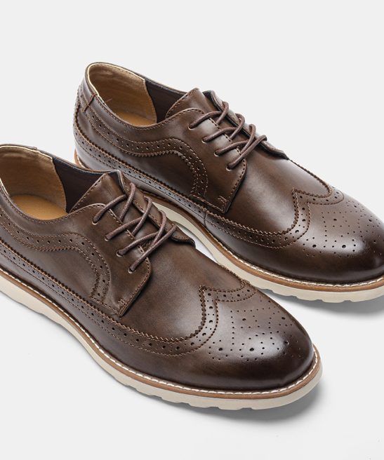 Alternative view of Men's Ultra-light Casual Shoes Retro Comfortable Genuine Leather Sneakers