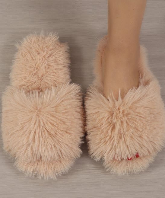 Ladies' Slip-On Indoor Footwear - Extremely Soft Long Plush Faux Fur Look, Non-Skid Bottom - Perfect for Year-Round Use in Living Room, Bedroom, Spa Relaxation Footwear - A Must-Have Cozy Attire for Women, Stylish Home Accent, Comfortable Padding - Image 7