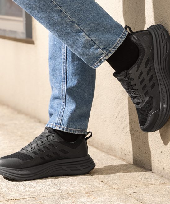 Men's Walking Running Tennis Sneakers with Thick Cushioning Midsole & Non-Slip Sole - Low-Top Breathable Athletic Gym Workout Shoes Suitable for Jogging, Gym, Tennis, Walking - Comfortable Supportive Sneakers - Image 9