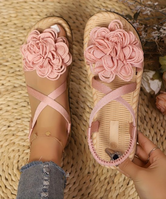 Women'S Fashion Floral Flat Sandals, Comfortable Casual Open-Toe Summer Shoes, Lightweight Sandals., Women Shoes - Image 31