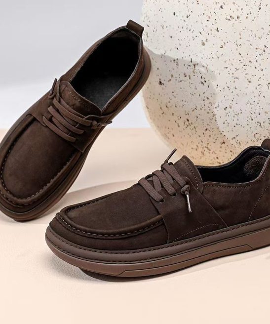 Alternative view of Genuine Leather Men's Shoes, Comfortable Slip-on Loafers, Stylish Casual Moccasins