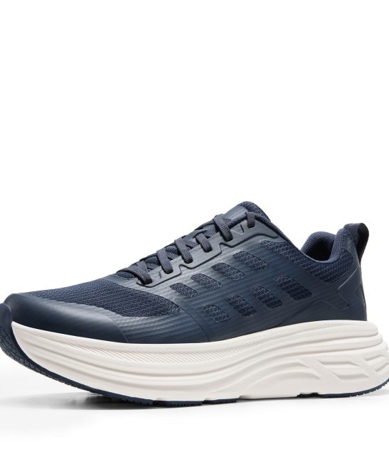 Men's Walking Running Tennis Sneakers with Thick Cushioning Midsole & Non-Slip Sole - Low-Top Breathable Athletic Gym Workout Shoes Suitable for Jogging, Gym, Tennis, Walking - Comfortable Supportive Sneakers - Image 6