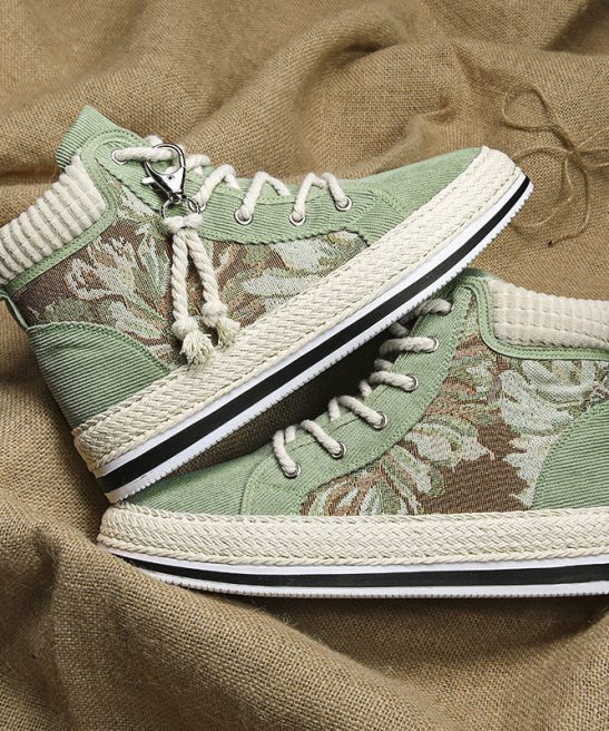 Men'S Casual Shoes Featuring Woven Straw And a High-Top Canvas Design, Inspired by Korean Fashion Trends, Perfect for Year-Round Wear - Image 4
