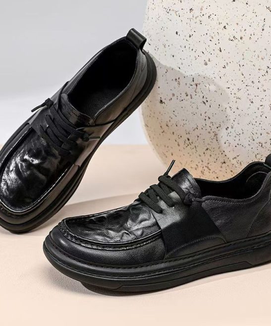 Genuine Leather Men's Shoes, Comfortable Slip-on Loafers, Stylish Casual Moccasins