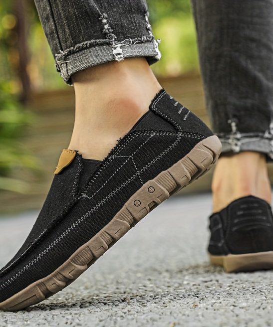 Alternative view of New Style of Men'S Thick-Soled Slip-On Sports Casual Shoes, Lightweight, Comfortable, Breathable, And Durable, Suitable for Daily Leisure And Hiking Activities
