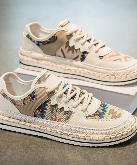 Spring Summer Men'S Versatile Casual Breathable Thick-Soled Flat Canvas Shoes Commuting Outdoor Fashion Sneakers Lightweight Casual Daily Trendy Footwear - Image 5