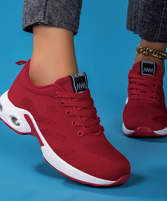 New Spring And Summer Women'S Breathable Mesh Sneakers 2026, Featuring Air-Cushioned Casual Shoes with Thick Soles, Suitable for Dance, Fitness Cross-Training, Road Running, Lightweight And Comfortable Soft-Soled Travel Shoes, Hiking Shoes - Image 10