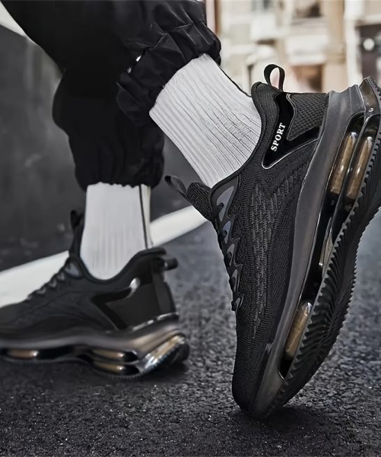 Men'S Fashion Breathable Casual Sports Shoes Outdoor Double Air Cushion Skate Shoes Running Shoes - Image 13