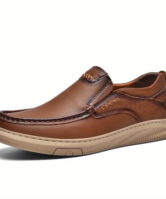 Shoes for Men Spring And Summer Casual Men's Shoes: Doudou Shoes, Comfortable Leather Lazy Shoes, Lace-up Shoes, Driving Shoes, Business Casual Shoes - Image 13