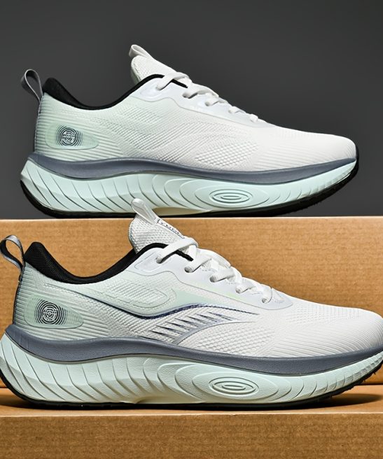 Alternative view of Men'S Casual Running Shoes, High-Performance Racing Competition Test Shoes, Fabric Comfortable Lining, Breathable Mesh Athletic Shoes, Suitable for Gym Training, Outdoor Hiking And Travel