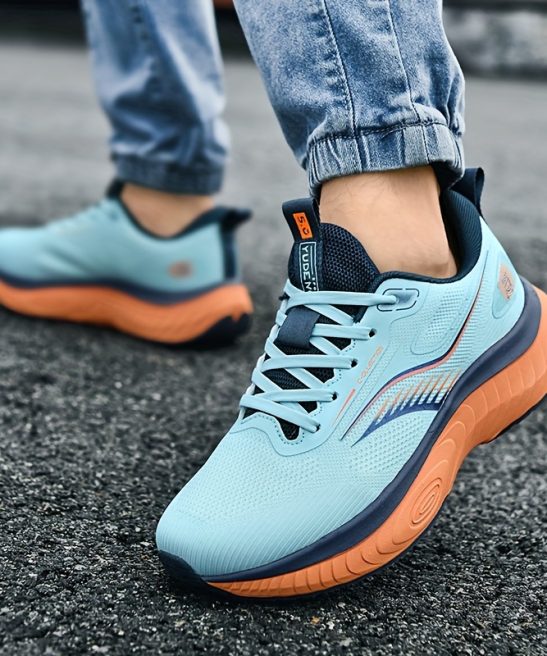 Men'S Casual Running Shoes, High-Performance Racing Competition Test Shoes, Fabric Comfortable Lining, Breathable Mesh Athletic Shoes, Suitable for Gym Training, Outdoor Hiking And Travel - Image 12