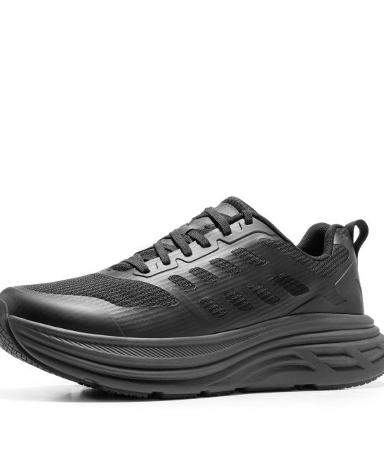 Men's Walking Running Tennis Sneakers with Thick Cushioning Midsole & Non-Slip Sole - Low-Top Breathable Athletic Gym Workout Shoes Suitable for Jogging, Gym, Tennis, Walking - Comfortable Supportive Sneakers - Image 4