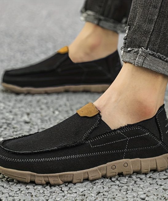 New Style of Men'S Thick-Soled Slip-On Sports Casual Shoes, Lightweight, Comfortable, Breathable, And Durable, Suitable for Daily Leisure And Hiking Activities - Image 5