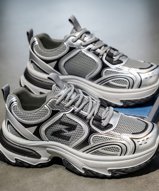 Alternative view of Breathable Men'S Casual Sneakers, Suitable for Comfortable Wear for All Year Round, Lace-Up Design, Low Top, Road Running Shoes, Suitable for All Seasons, Traveling, Running, Outdoor, Skateboarding Shoes, Shoes for Men, Men Shoes