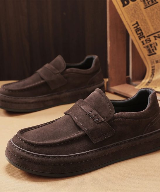 Men'S Autumn Slip-on Low-Top Comfortable Sports Casual Shoes | Canvas Upper, Rubber Sole, Fabric Lining, Round Toe, Solid Color - Image 7