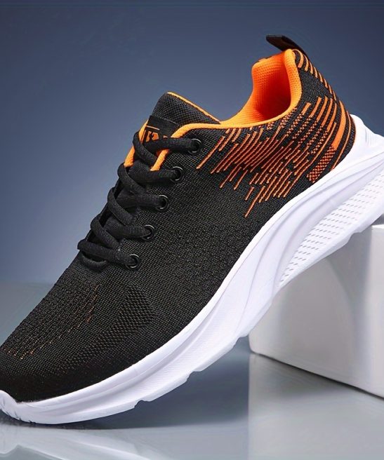 Men's Breathable Lightweight Sneakers - Trendy, Comfy & Anti-Skid - Perfect for Walking - For Men - Casual Wear - Ideal Gift for Everyday Use - Image 4
