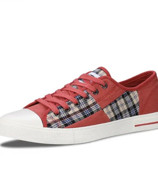 Men's Canvas Sneakers, Men's Shoes, Lightweight Height-increasing Patchwork Student Trendy Casual Running Shoes, Low-top Sports Shoes