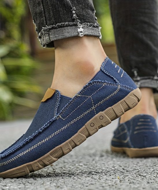 New Style of Men'S Thick-Soled Slip-On Sports Casual Shoes, Lightweight, Comfortable, Breathable, And Durable, Suitable for Daily Leisure And Hiking Activities - Image 4