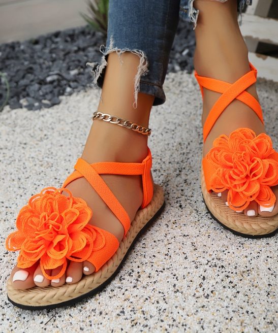 Women'S Fashion Floral Flat Sandals, Comfortable Casual Open-Toe Summer Shoes, Lightweight Sandals., Women Shoes - Image 28