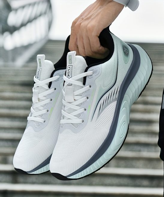 Men'S Casual Running Shoes, High-Performance Racing Competition Test Shoes, Fabric Comfortable Lining, Breathable Mesh Athletic Shoes, Suitable for Gym Training, Outdoor Hiking And Travel - Image 3