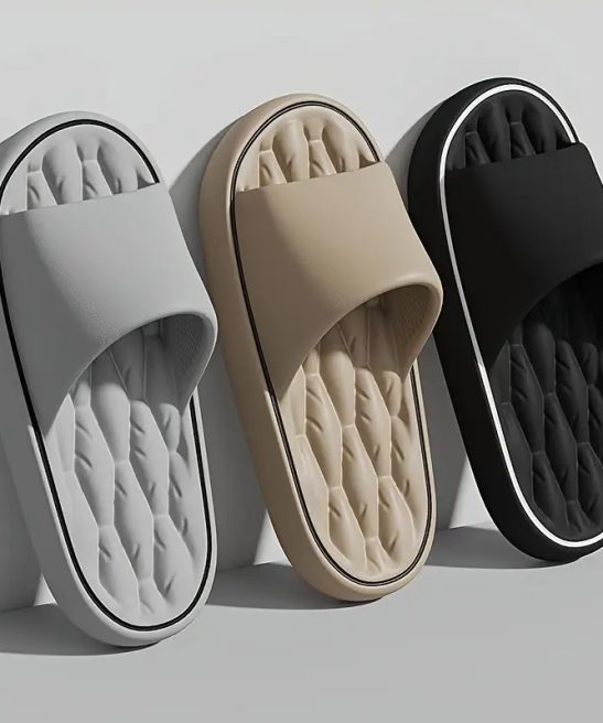 Men's Large Size Black EVA Slippers- Non-Slip Quick-Dry Breathable Open-Toe Design, Ergonomic Comfort with Arch Support and Cushioning Insole, All-Season Indoor and Outdoor Home Training Shoes, Lightweight and Durable PU Sole Fabric Lining, Sports, Soft Slippers for Women, Slippers for Men Non Slip, Men Slippers High Quality, Fall Slippers, Slipper Boots, Quickdry Footwear, Sporty Slippers, Casual Footwear, Cushioned Insole, Slipresistant Footwear, Supportive Footwear, - Image 6