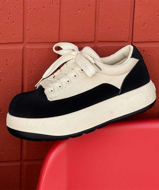 A Platform for Joining Canvas And Rubber Footwear