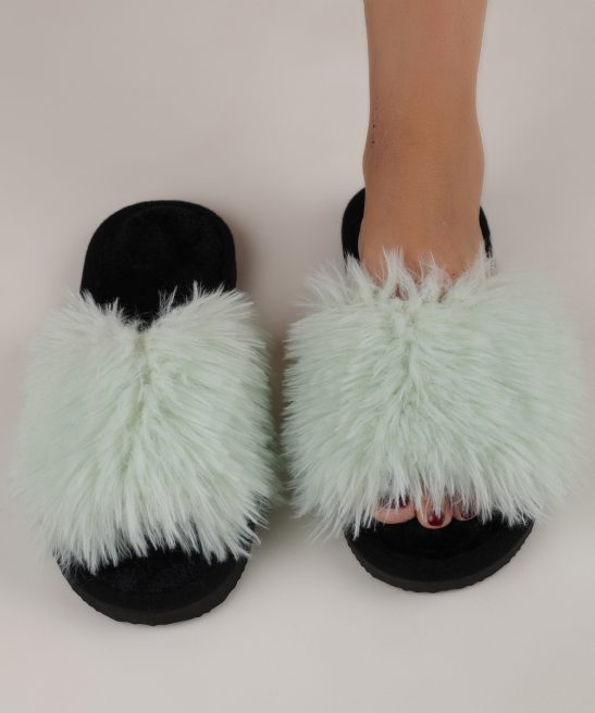 Ladies' Slip-On Indoor Footwear - Extremely Soft Long Plush Faux Fur Look, Non-Skid Bottom - Perfect for Year-Round Use in Living Room, Bedroom, Spa Relaxation Footwear - A Must-Have Cozy Attire for Women, Stylish Home Accent, Comfortable Padding - Image 14