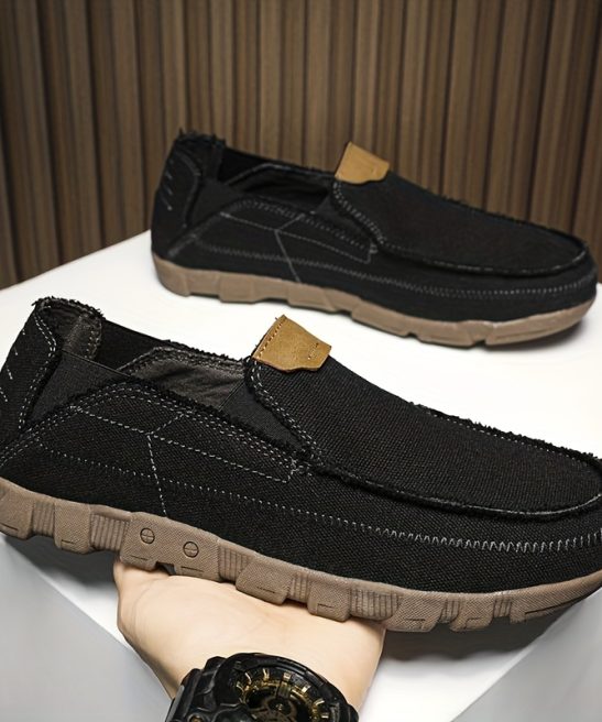 New Style of Men'S Thick-Soled Slip-On Sports Casual Shoes, Lightweight, Comfortable, Breathable, And Durable, Suitable for Daily Leisure And Hiking Activities - Image 3